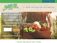 Tablet Screenshot of harvest2u.com